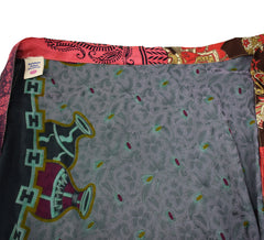 Sari Silk Wrap Skirt XL 66"