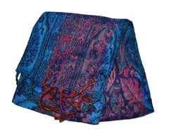 Flower Pattern Fleece Scarf