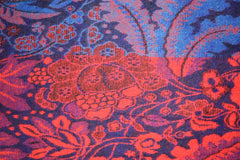 Flower Pattern Fleece Scarf