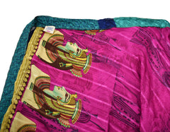 Sari Silk Wrap Skirt XL 66"