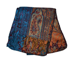 Flower Pattern Fleece Scarf