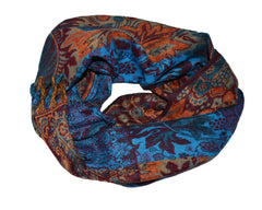 Flower Pattern Fleece Scarf