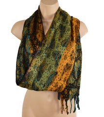 Butterfly Pattern Fleece Scarf