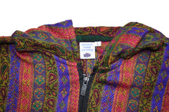 Acrylic Fleece Zip Hooded Jacket