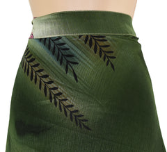 Sari Silk Wrap Skirt 2XL 72"