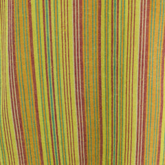 Striped Cotton Collarless Shirt