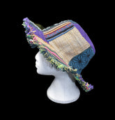 Hemp & Cotton Patchwork Sun Hat