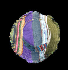 Hemp & Cotton Patchwork Sun Hat