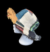 Hemp & Cotton Patchwork Sun Hat