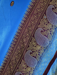 Knee Length Sari Silk Wrap Skirt 48"