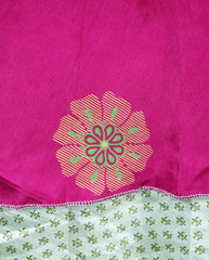 Knee Length Sari Silk Wrap Skirt 70"