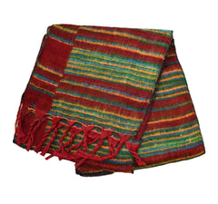 Striped Fleece Scarf