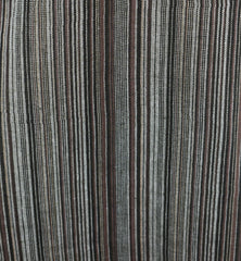 Striped Cotton Collarless Shirt