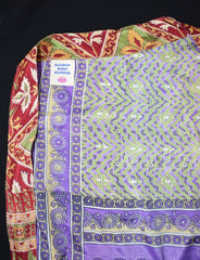 Sari Silk Wrap Skirt 2XL 70"