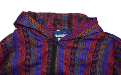 Acrylic Fleece Zip Hooded Jacket