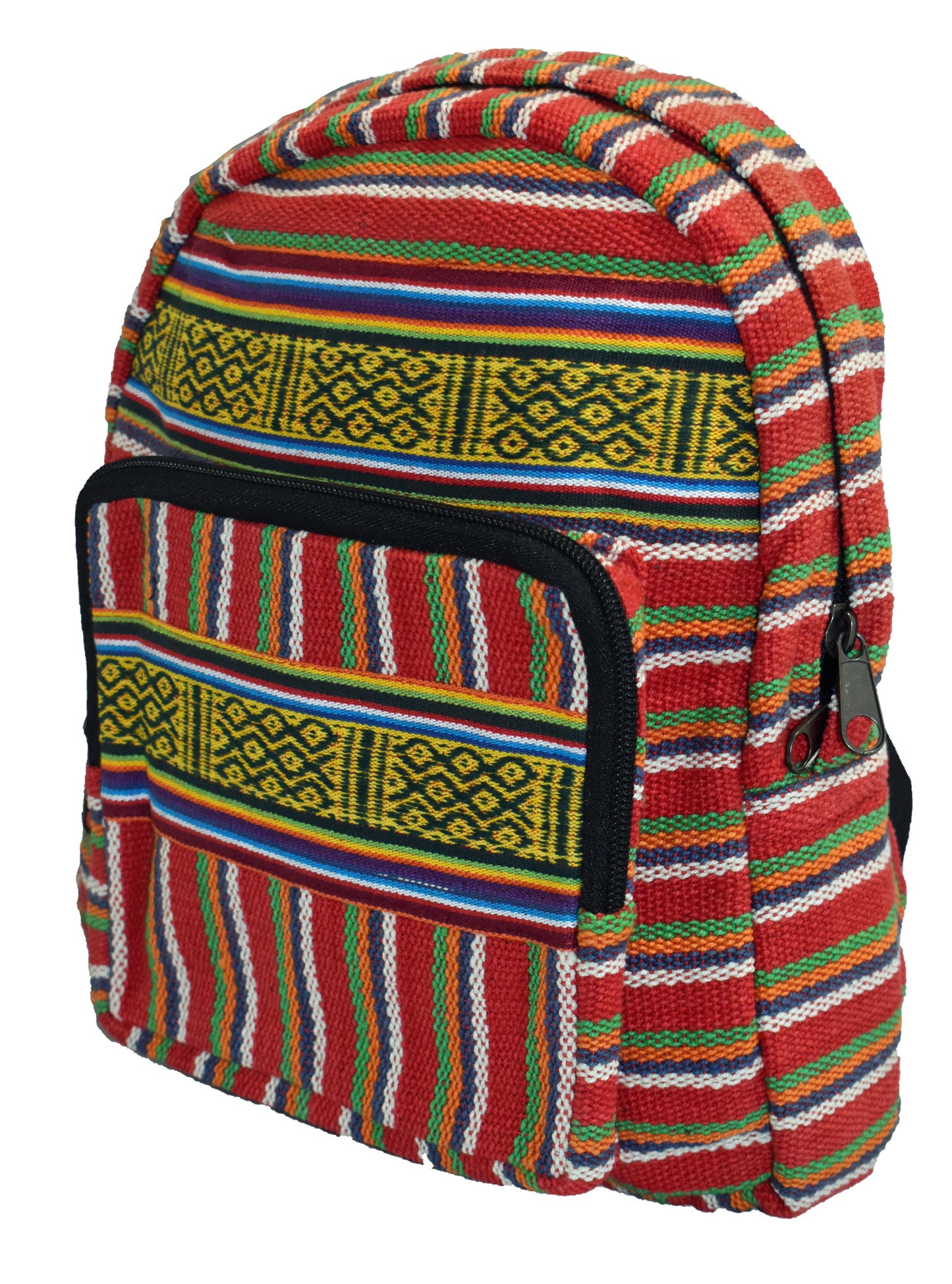 Woven Cotton Back Pack Bag