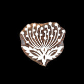 Indian Wood Printing Block - Flower (6cm)
