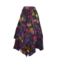 Tie Dye Pixie Hem Skirt