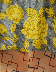 Knee Length Sari Silk Wrap Skirt 48"