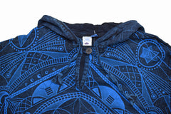 Geometric Print Cotton Hoody