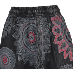 Circle Mandala Print Skirt
