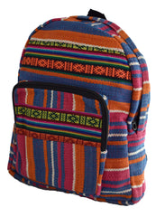 Woven Cotton Back Pack Bag