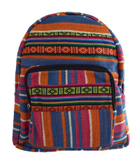 Woven Cotton Back Pack Bag