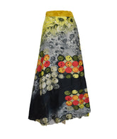Sari Silk Wrap Skirt 2XL 72"