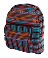 Woven Cotton Back Pack Bag