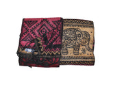 Elephant Pattern Fleece Scarf