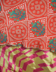 Knee Length Sari Silk Wrap Skirt 60"