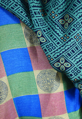 Knee Length Sari Silk Wrap Skirt 60"