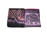 Elephant Pattern Fleece Scarf