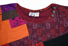 Printed Cap Sleeve Top