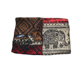 Elephant Pattern Fleece Scarf