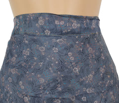 Tea Calf Length Sari Silk Wrap Skirt 48"