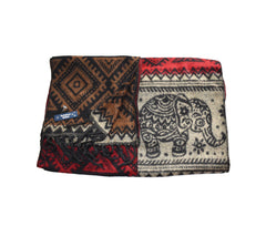 Elephant Pattern Fleece Scarf