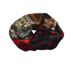 Elephant Pattern Fleece Scarf
