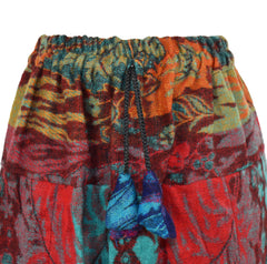 Floral Fleece Skirt