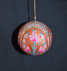 Set of 4 Large Fair Trade Hand-Painted Christmas Baubles