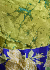 Tea Calf Length Sari Silk Wrap Skirt 70"