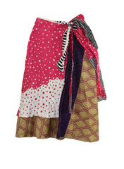 Knee Length Sari Silk Wrap Skirt 60"