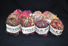 Recycled Sari Silk Thread Balls (12 Multipack)