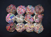 Recycled Sari Silk Thread Balls (12 Multipack)