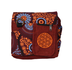 Flower of Life Sacred Geometry Shoulder Bag