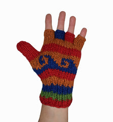 Knitted Wool Lined Hunter Gloves