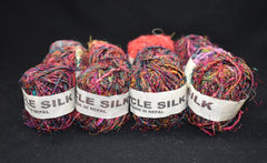 Recycled Sari Silk Thread Balls (12 Multipack)