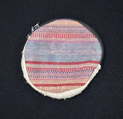 Woven Cotton Round Coin Purse