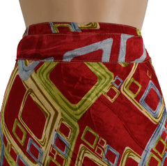 Sari Silk Wrap Skirt 2XL 72"