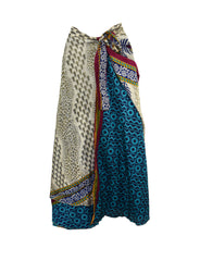 Sari Silk Wrap Skirt XL 66"